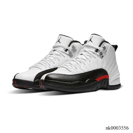 Aj 12 Red Taxi Shoes Men'S Sneakers – Nk0003556
