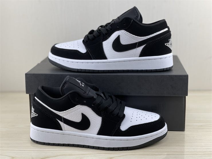 Aj 1 Low Black White Shoes Men'S Sneakers – Nk0001973