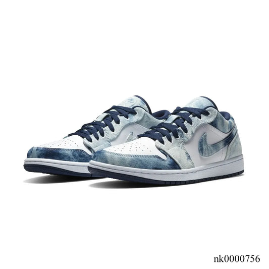 Aj 1 Low Se “Washed Denim” Shoes Men'S Sneakers – Nk0000756
