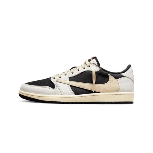 Nike Travis Scott x Air Jordan 1 Low "Sail Black" Sneakers