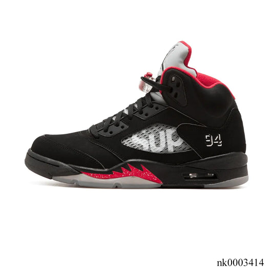 Sup X Aj 5 Black Shoes Men'S Sneakers – Nk0003414