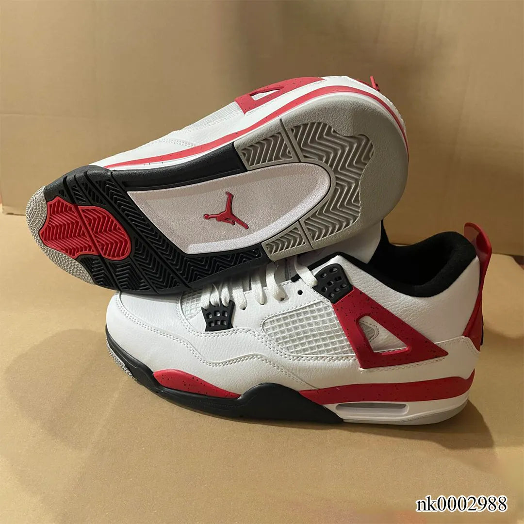 AJ 4 Red Cement Shoes Women's Sneakers – Nk0002988