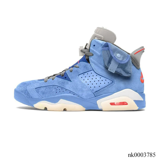 Aj 6 X Travis Scott Houston Oilers Light Blue Shoes Men'S Sneakers – Nk0003785