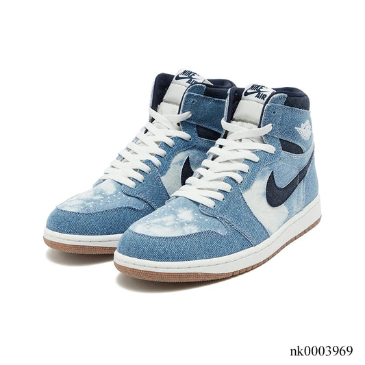 Aj 1 High Og Denim Shoes Men'S Sneakers – Nk0003969