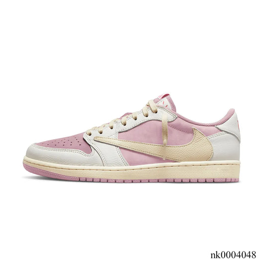 Travis Scott x AJ 1 Low OG Shy Pink Shoes Women's Sneakers – Nk0004048