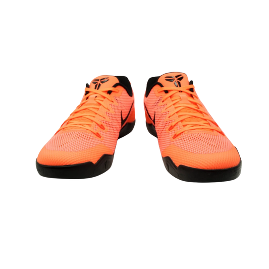 Nike Kobe 11 EM Low Barcelona Basketball Shoes with Bright Mango and Black accents