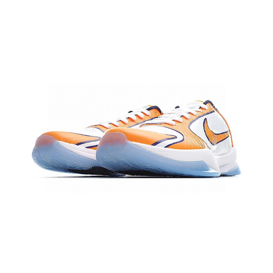 Nike Kobe Orange and White 5 Protro Devin Booker Pe Sneaker showcasing dynamic orange and white colorway.