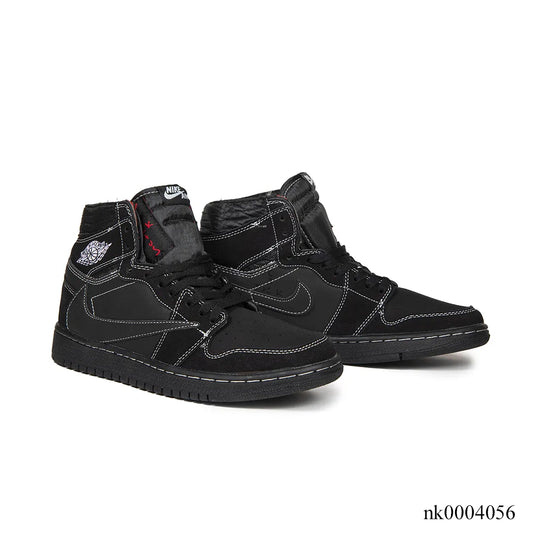 Travis Scott X Aj 1 High Black Phantom Shoes Men'S Sneakers – Nk0004056