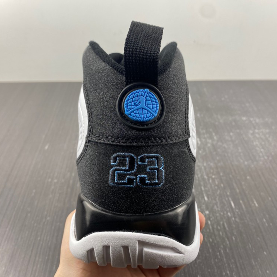 AJ 9 Black University Blue Shoes Women's Sneakers – Nk0000819