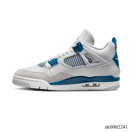 Aj 4 Retro Military Blue Shoes Men'S Sneakers – Nk0002241