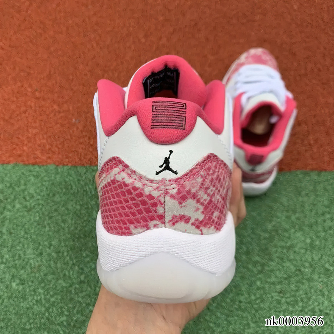 Aj 11 Low Pink Snakeskin Shoes Men'S Sneakers – Nk0003956