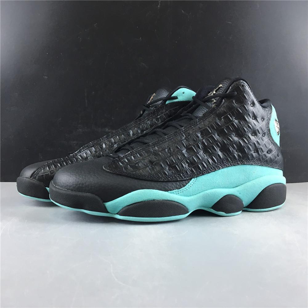 Aj 13 Retro Black Island Green Shoes Men'S Sneakers – Nk0000121