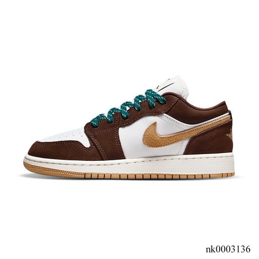 Aj 1 Low Cacao Wow Shoes Men'S Sneakers – Nk0003136