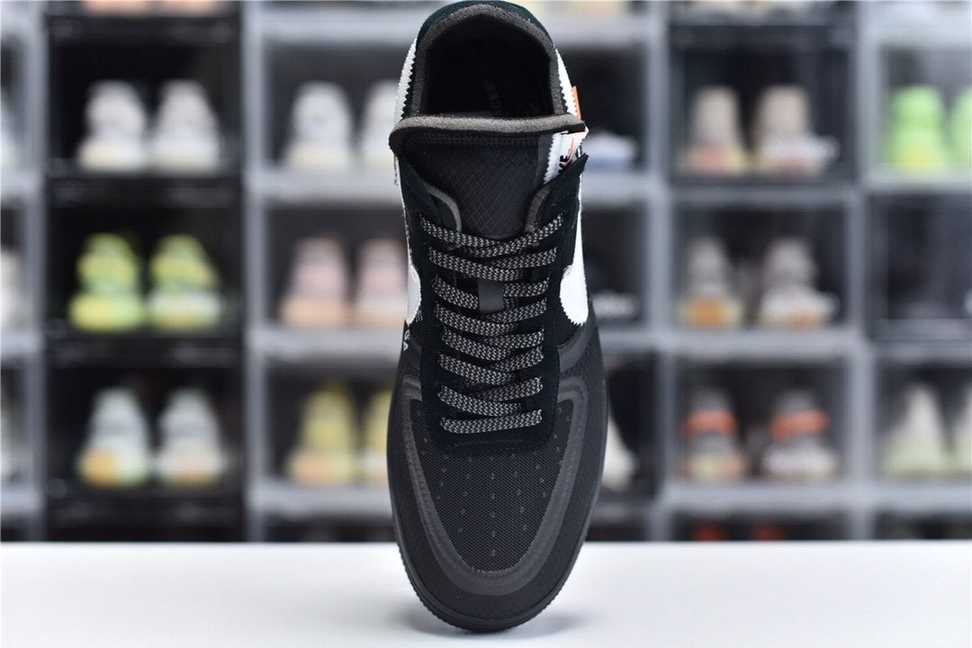 Af 1 Low Ow Black White Shoes Men'S Sneakers – Nk0001672