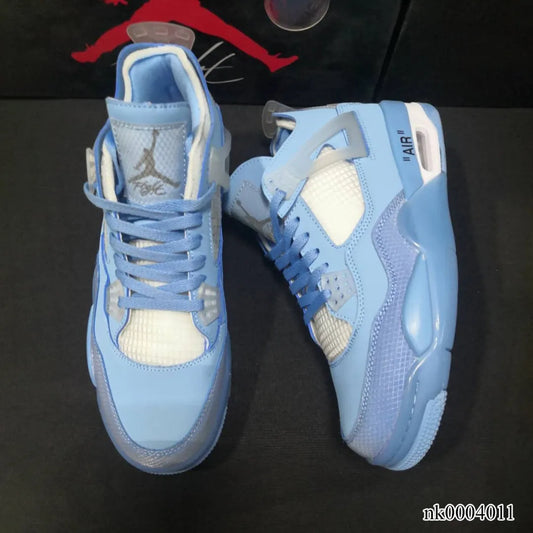 OW x AJ 4 Ice Blue Shoes Women's Sneakers – Nk0004011