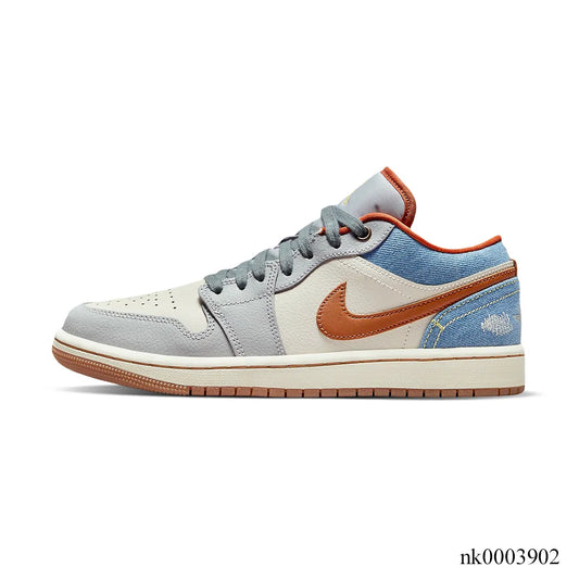 Aj 1 Low Phantom Denim Shoes Men'S Sneakers – Nk0003902