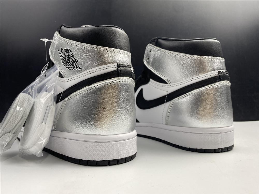 Aj 1 High Og Wmns Silver Toe Shoes Men'S Sneakers – Nk0001426