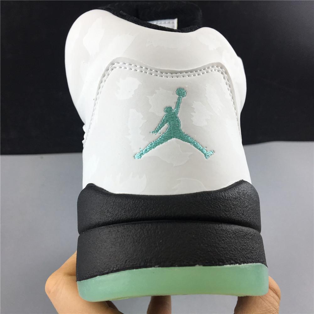 Aj 5 Retro Island Green Shoes Men'S Sneakers – Nk0000087