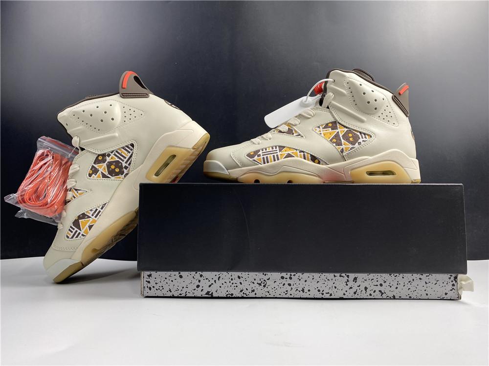 Aj 6 Retro Quai54 Sail Brown (2020) Shoes Men'S Sneakers – Nk0000802
