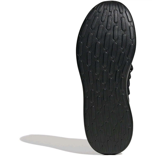 Adidas Lite Racer Adapt 7.0 Men’s Running Shoes - Black sole view, showcasing lightweight tread for superior grip.