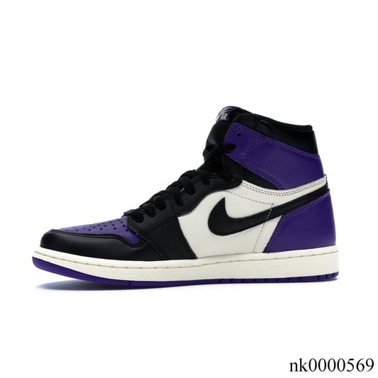 AJ 1 Retro High Court Purple Shoes Women's Sneakers – Nk0000569