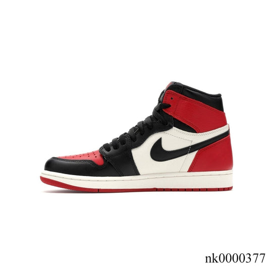 Aj 1 Retro High Bred Toe Shoes Men'S Sneakers – Nk0000377