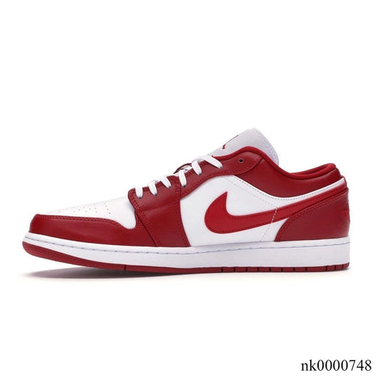 Aj 1 Low Gym Red White Shoes Men'S Sneakers – Nk0000748