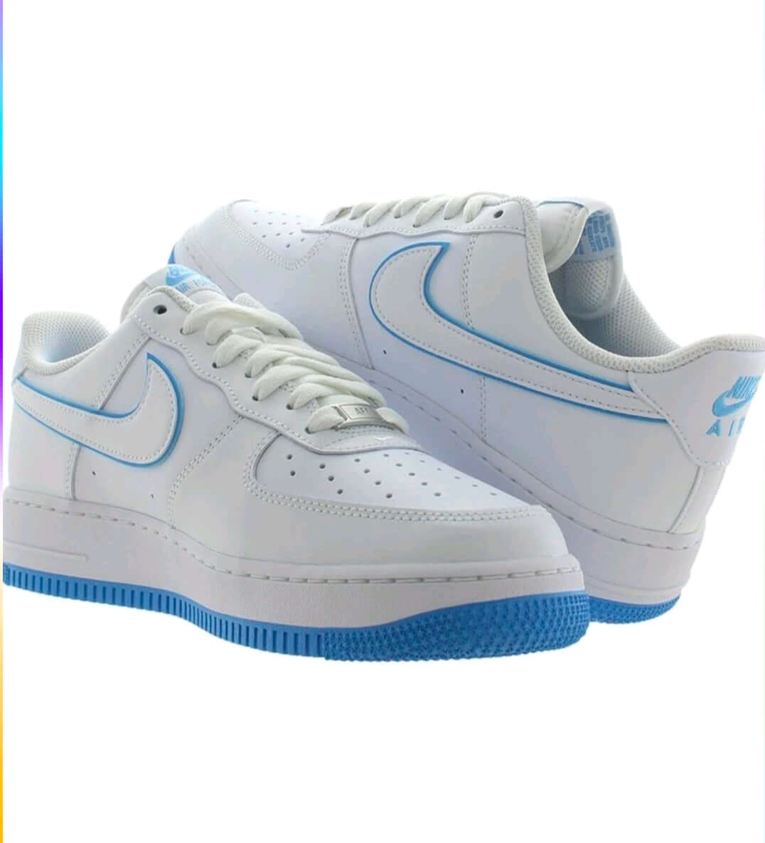 Nike Air Force 1 Low UNC – White & University Blue Sneakers