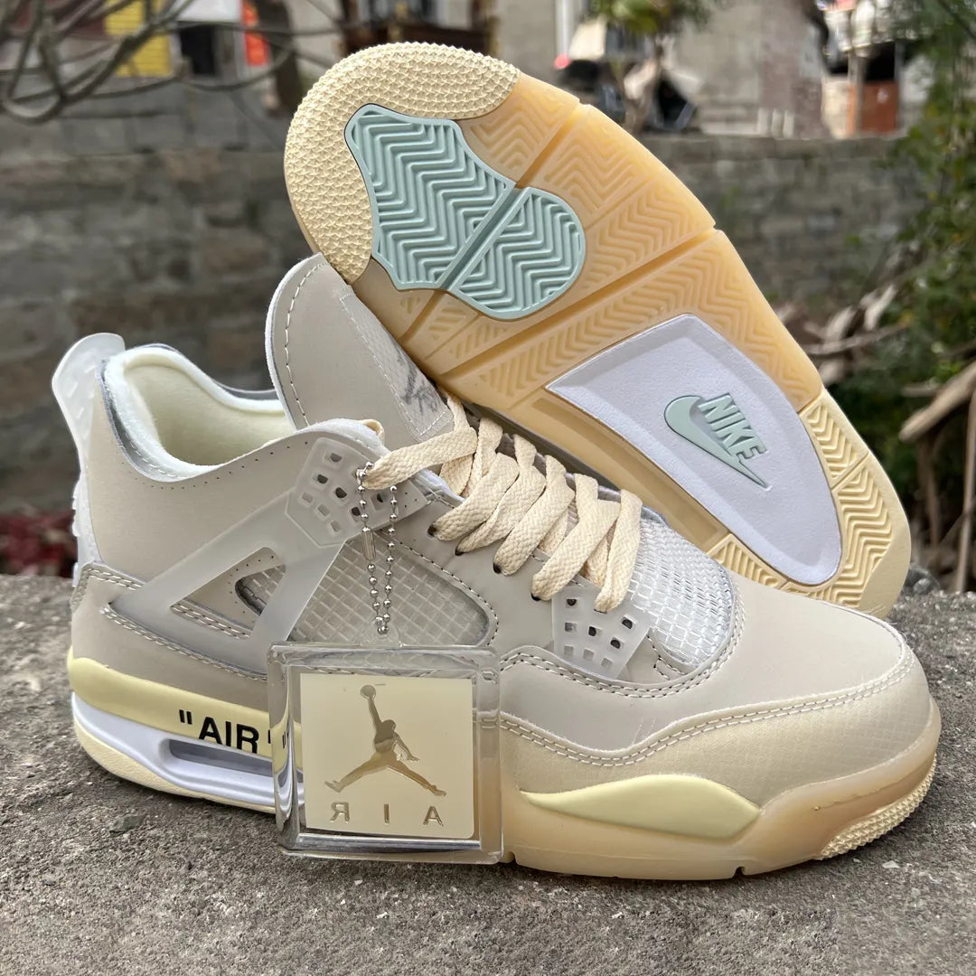 Ow X Aj 4 Sail Shoes Men'S Sneakers – Nk0001339