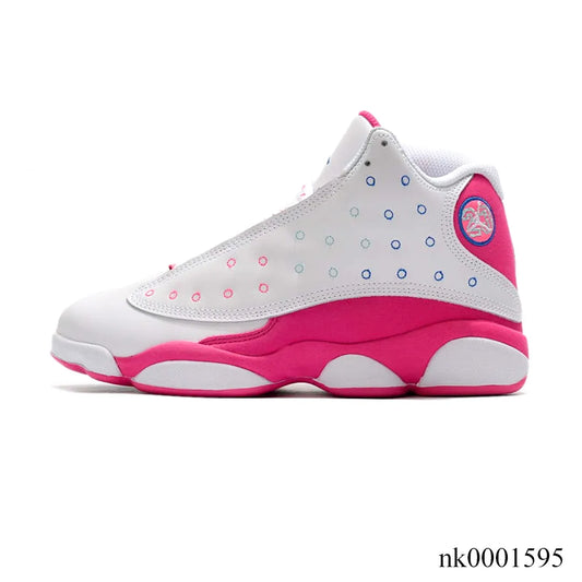 AJ 13 White Pink Blue Shoes Women's Sneakers – Nk0001595