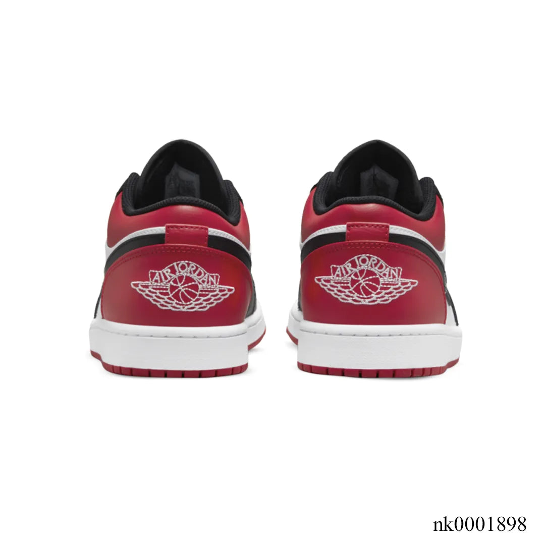 AJ 1 Low Bred Toe Shoes Women's Sneakers – Nk0001898