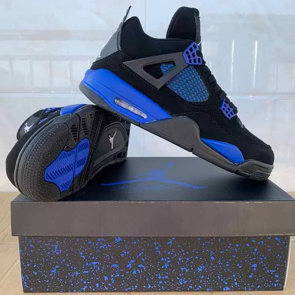 Aj 4 Retro Game Royal Shoes Men'S Sneakers – Nk0002236