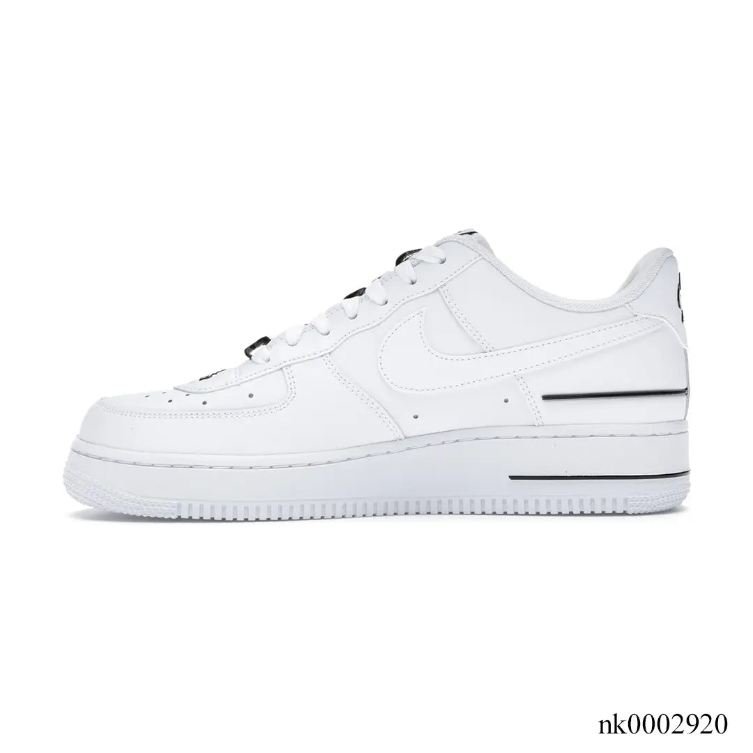 Af 1 Low Double Air Low White Black Shoes Men'S Sneakers – Nk0002920