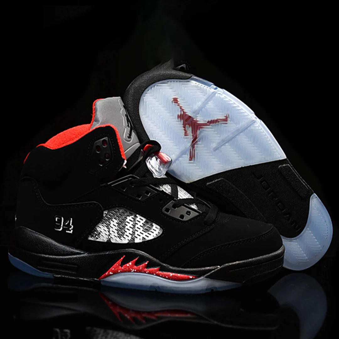 Sup X Aj 5 Black Shoes Men'S Sneakers – Nk0003414