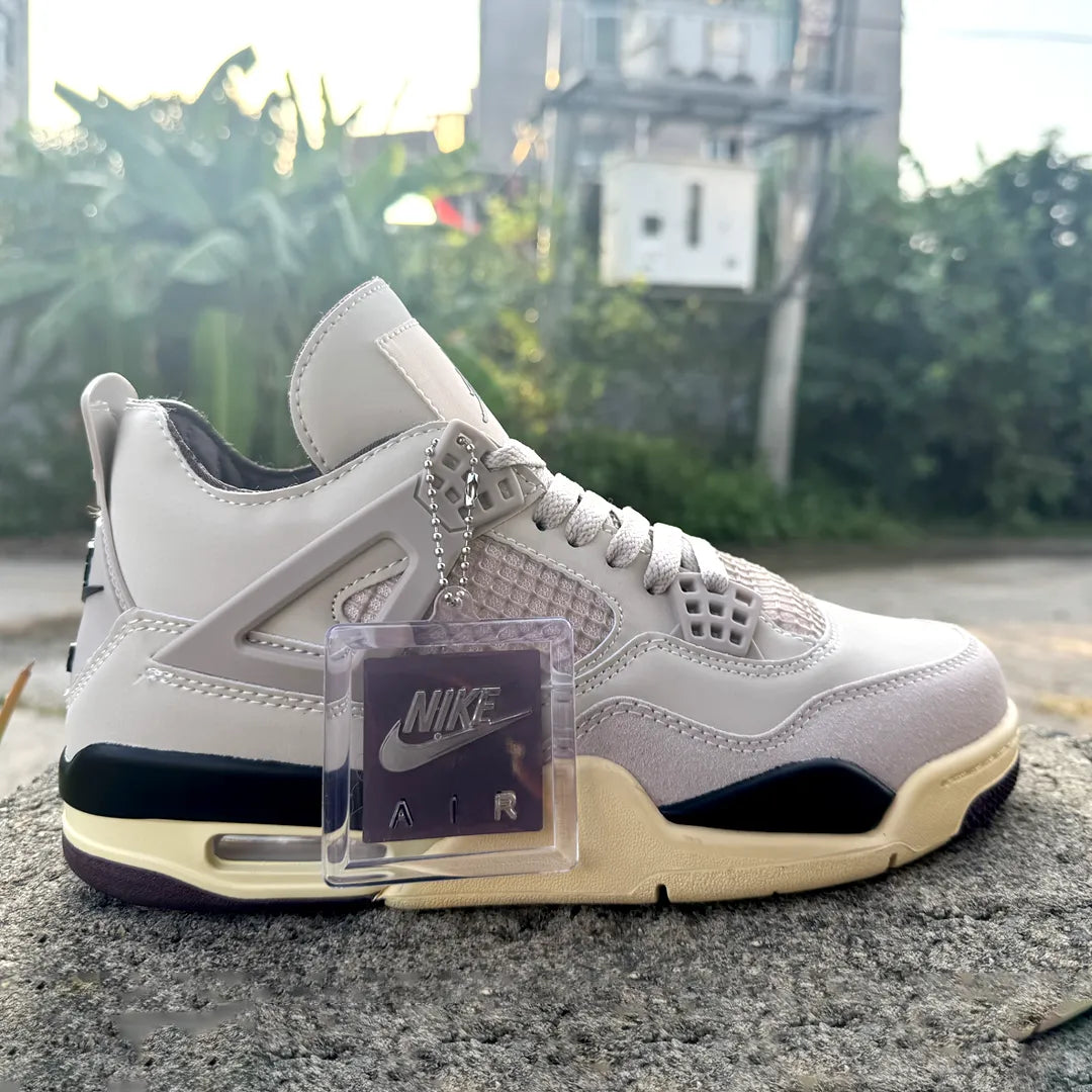 A Ma Maniere x AJ 4 Fossil Stone Shoes Women's Sneakers – Nk0004123