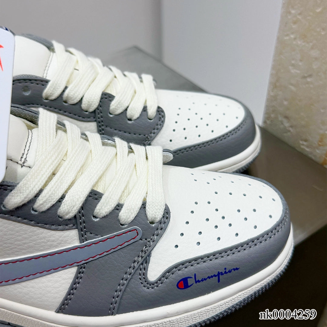 AJ 1 Low x Travis Scott x Champion Shoes Women's Sneakers – Nk0004259