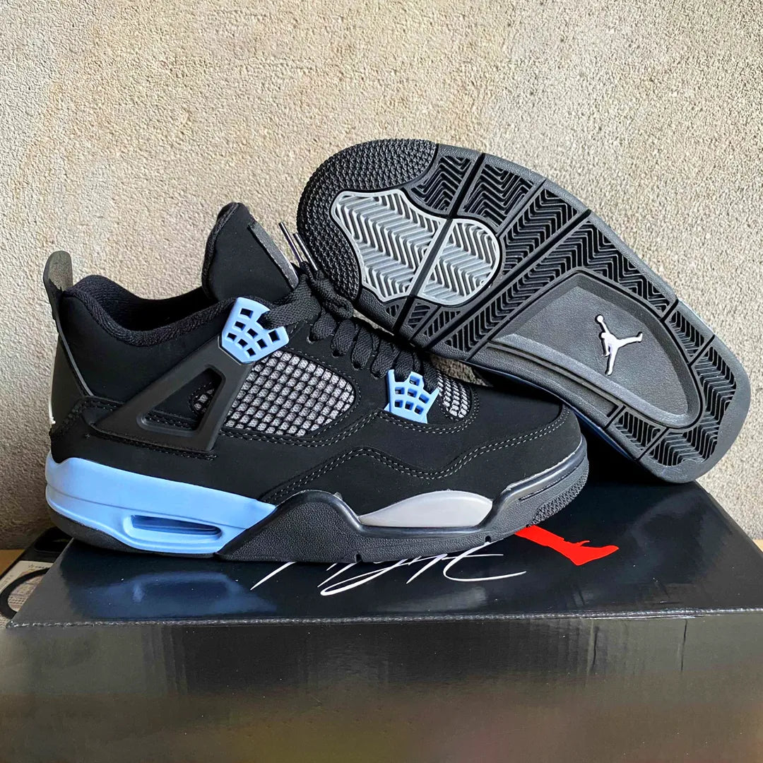 Aj 4 Black Unc Shoes Men'S Sneakers – Nk0004444