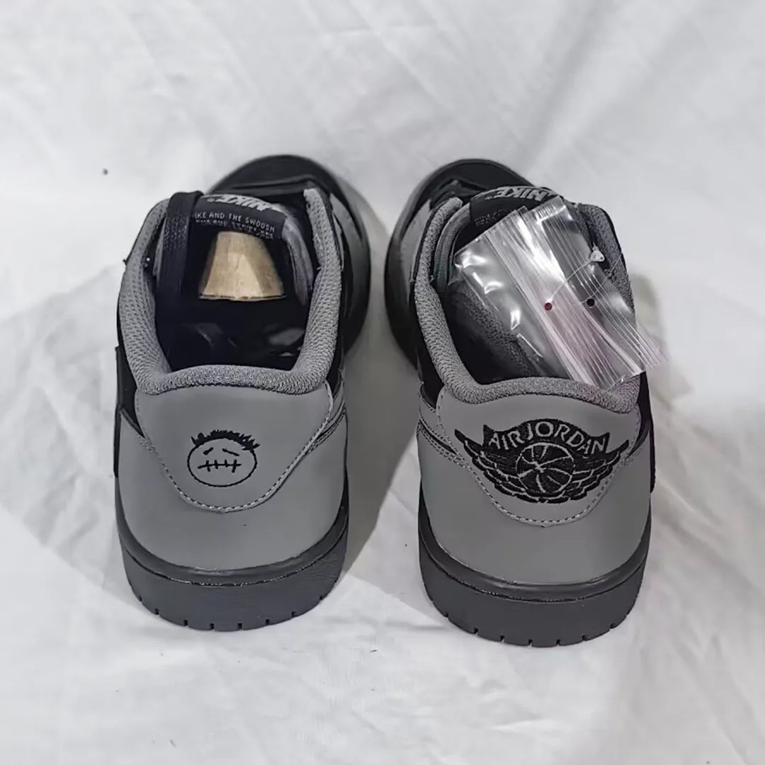 Travis Scott X Aj 1 Low Black Grey Shoes Sneaker – Nk0004451