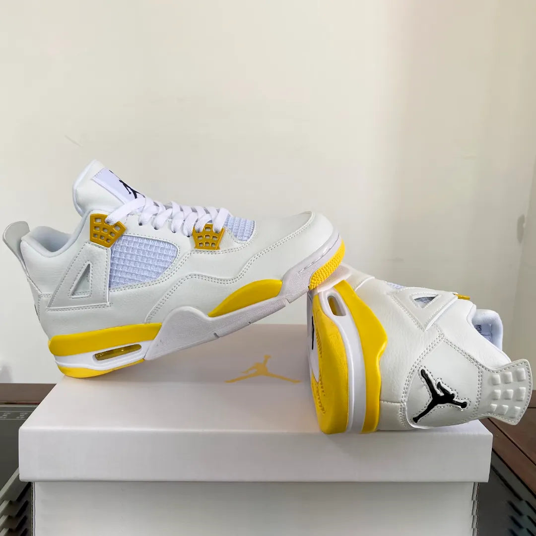 Aj 4 Vivid Sulfur Shoes Men'S Sneakers – Nk0004461