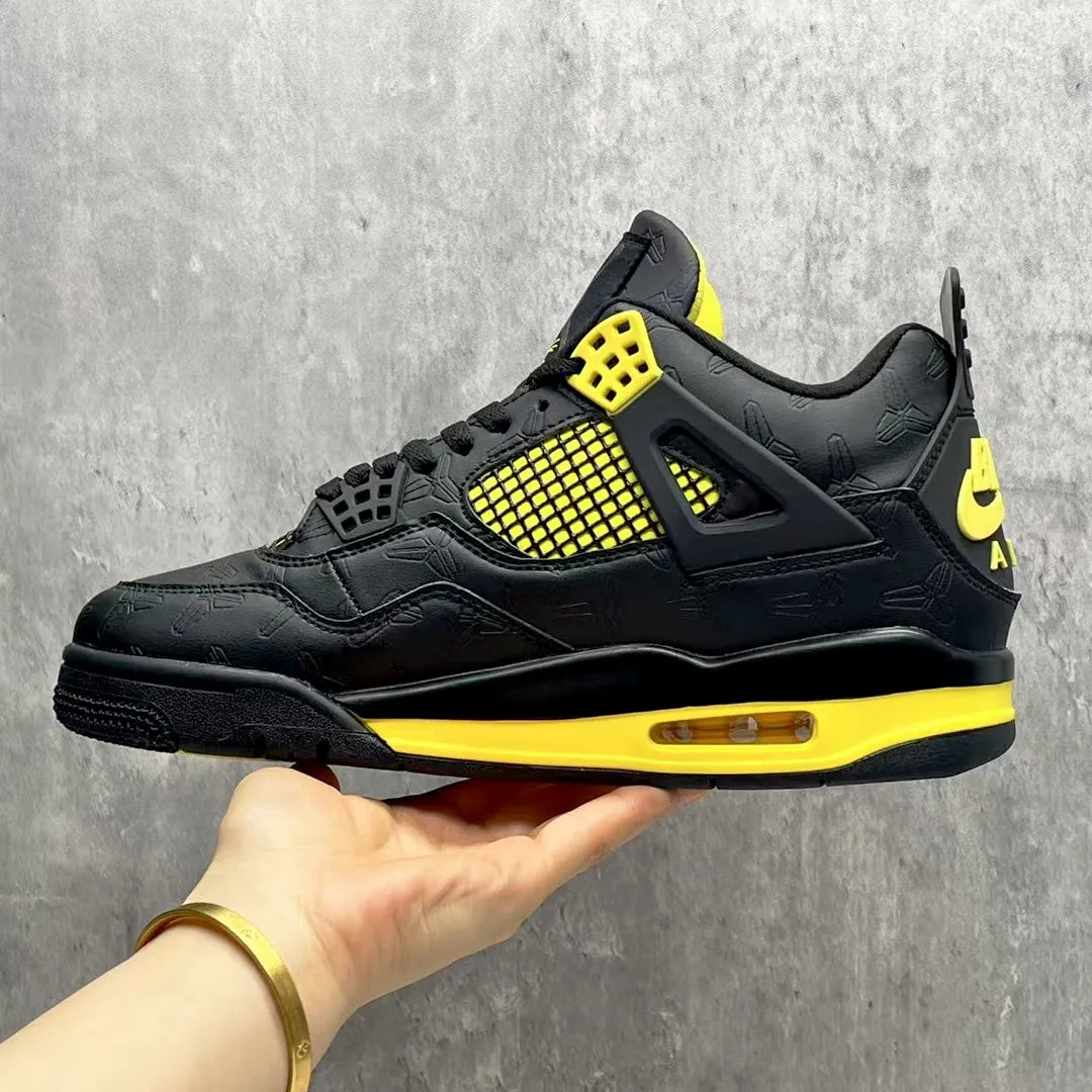 Nigel Sylvester X Kobe Bryant X Aj 4 Thunder Shoes Men'S Sneakers – Nk0004481