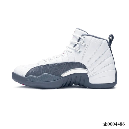 Aj 12 White Dark Grey Shoes Men'S Sneakers – Nk0004486