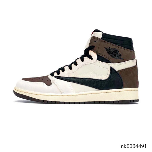 Travis Scott X Aj 1 High Og Sp Reverse Mocha Shoes Men'S Sneakers – Nk0004491
