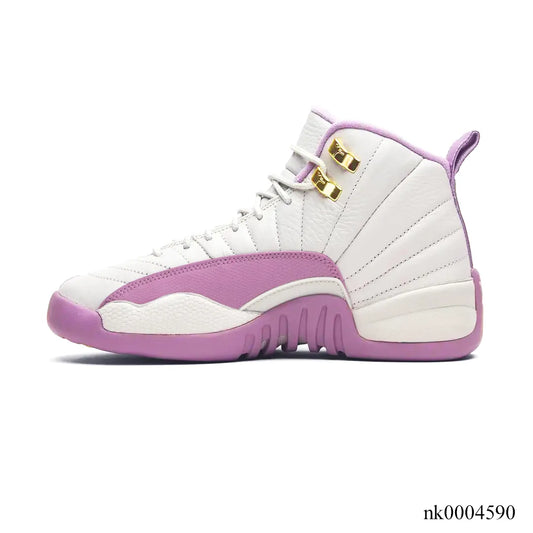 AJ 12 White Pink Shoes Women's Sneakers – Nk0004590