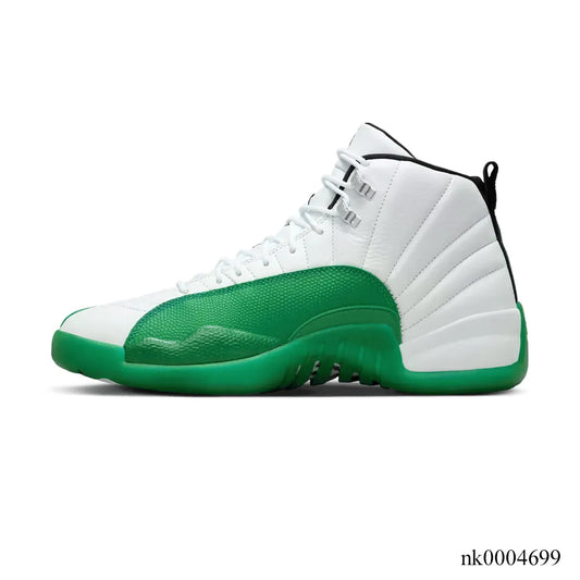 AJ 12 Bucks White Green Shoes Women's Sneakers – Nk0004699
