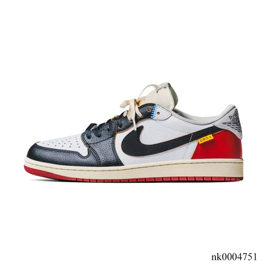 Union La X Aj 1 Low Og Black Toe Shoes Men'S Sneakers – Nk0004751
