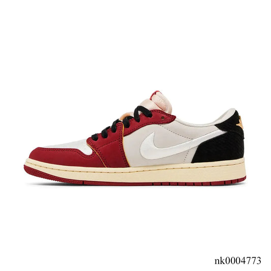 Trophy Room x AJ 1 Low OG (White Swoosh) Shoes Women's Sneakers – Nk0004773