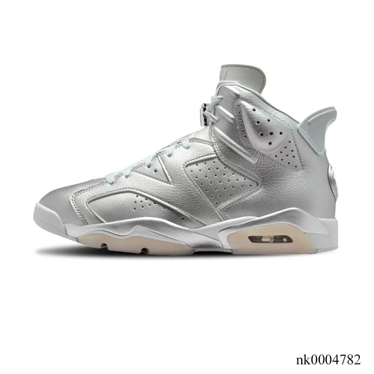Psg X Aj 6 Metallic Silver Shoes Sneaker – Nk0004782