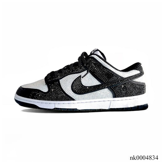 Dunk Low Black White Crystal Shoes Men'S Sneakers – Nk0004834