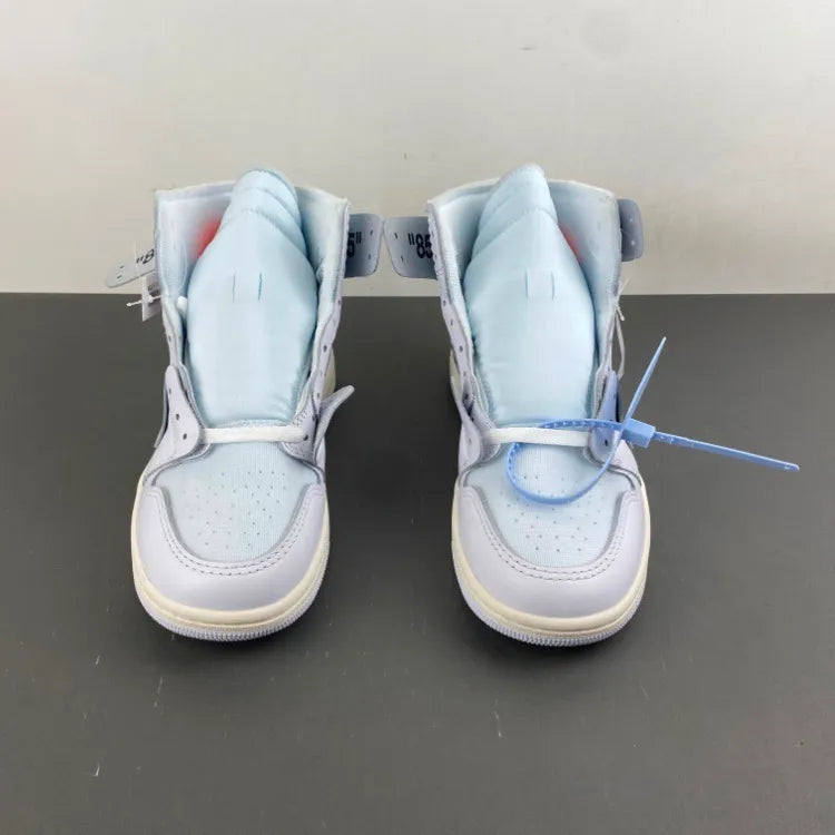 Virgil Abloh Archive x AJ 1 High OG ‘Alaska’ Shoes Women's Sneakers – Nk0004931