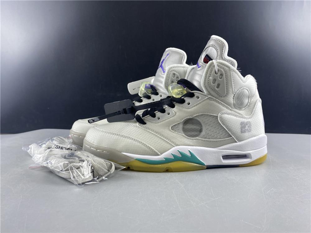 Aj 5 Retro Ow Grape Shoes Men'S Sneakers – Nk0000711